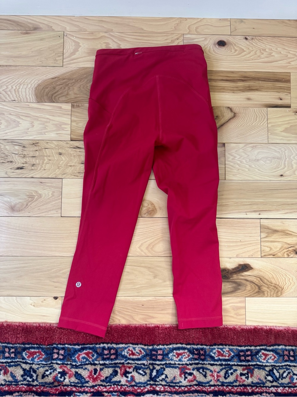 lululemon athletica Bright Red Cropped Leggings
